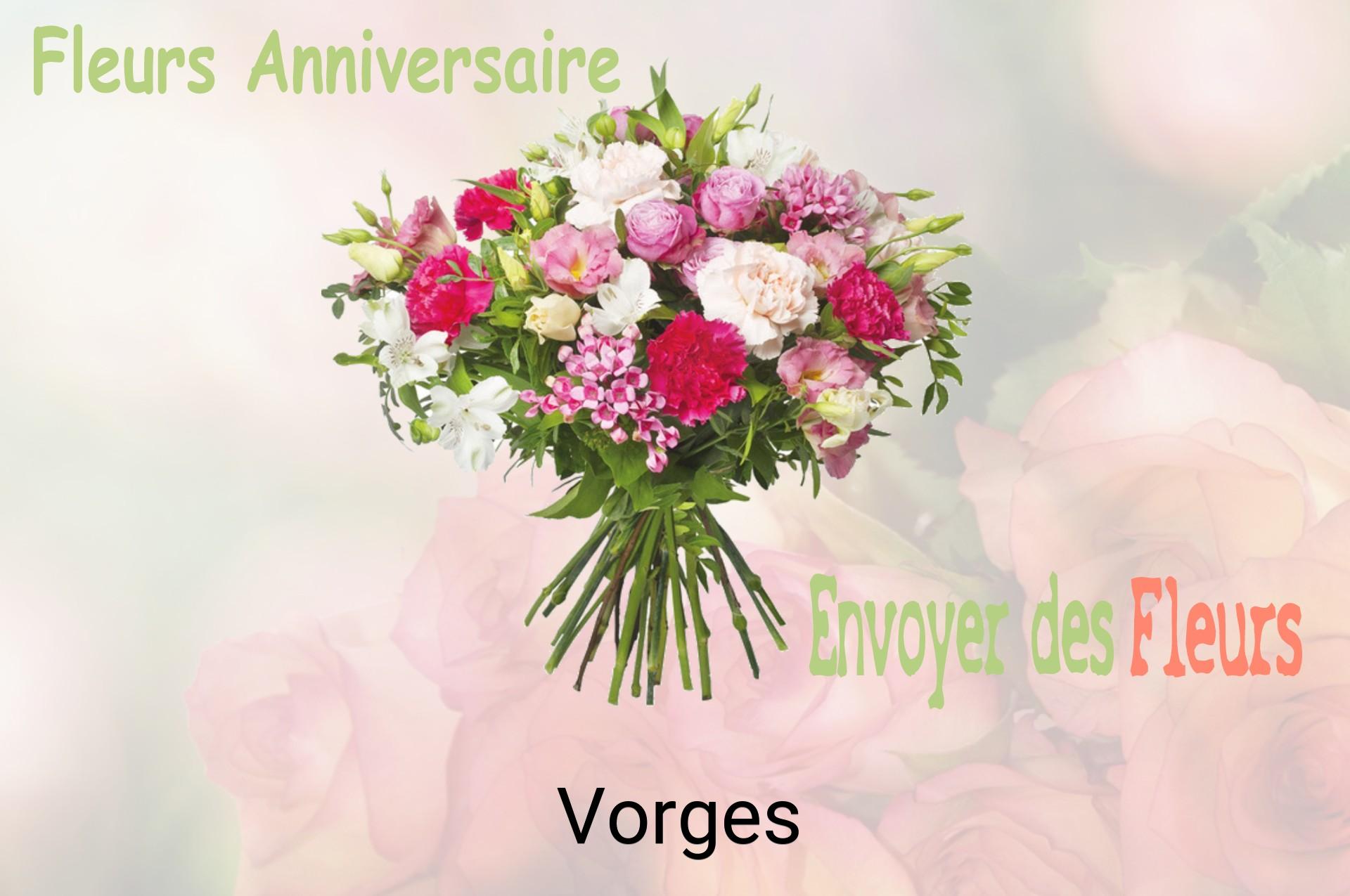 Bouquet de fleurs d’anniversaire livré à Vorges